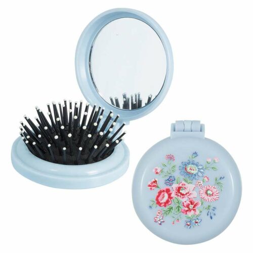 Taschenspiegel rund mit Bürste *AILIS PALE BLUE* GreenGate