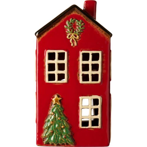 Haus f/Teelicht *TANNENBAUM VOR DEM HAUS* Ib Laursen