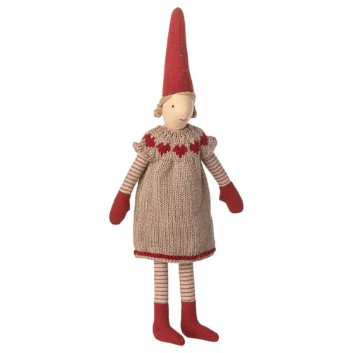 Wichtel Größe 2 *MÄDCHEN STRICKKLEID* Maileg